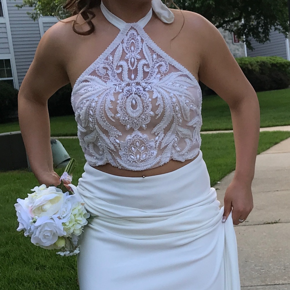 Two piece Prom Dress - Picture 9 of 11